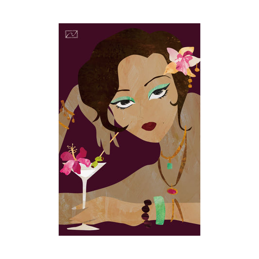 Girl with Martini